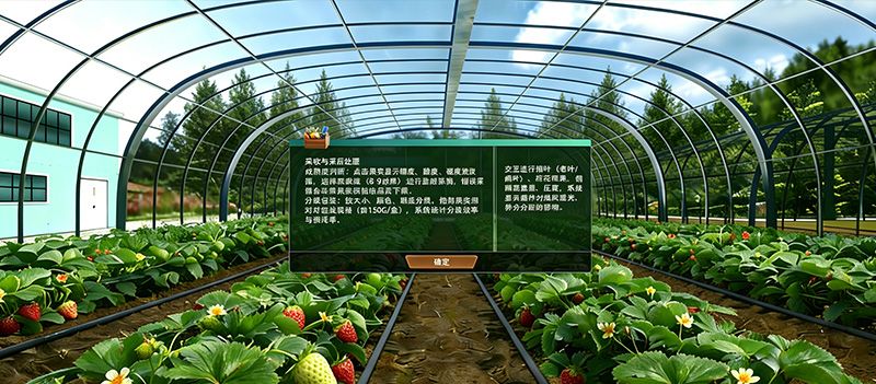 草莓大棚精细化种植实训系统